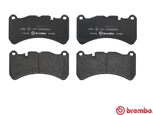 P50092 Brembo Pastillas delanteras
