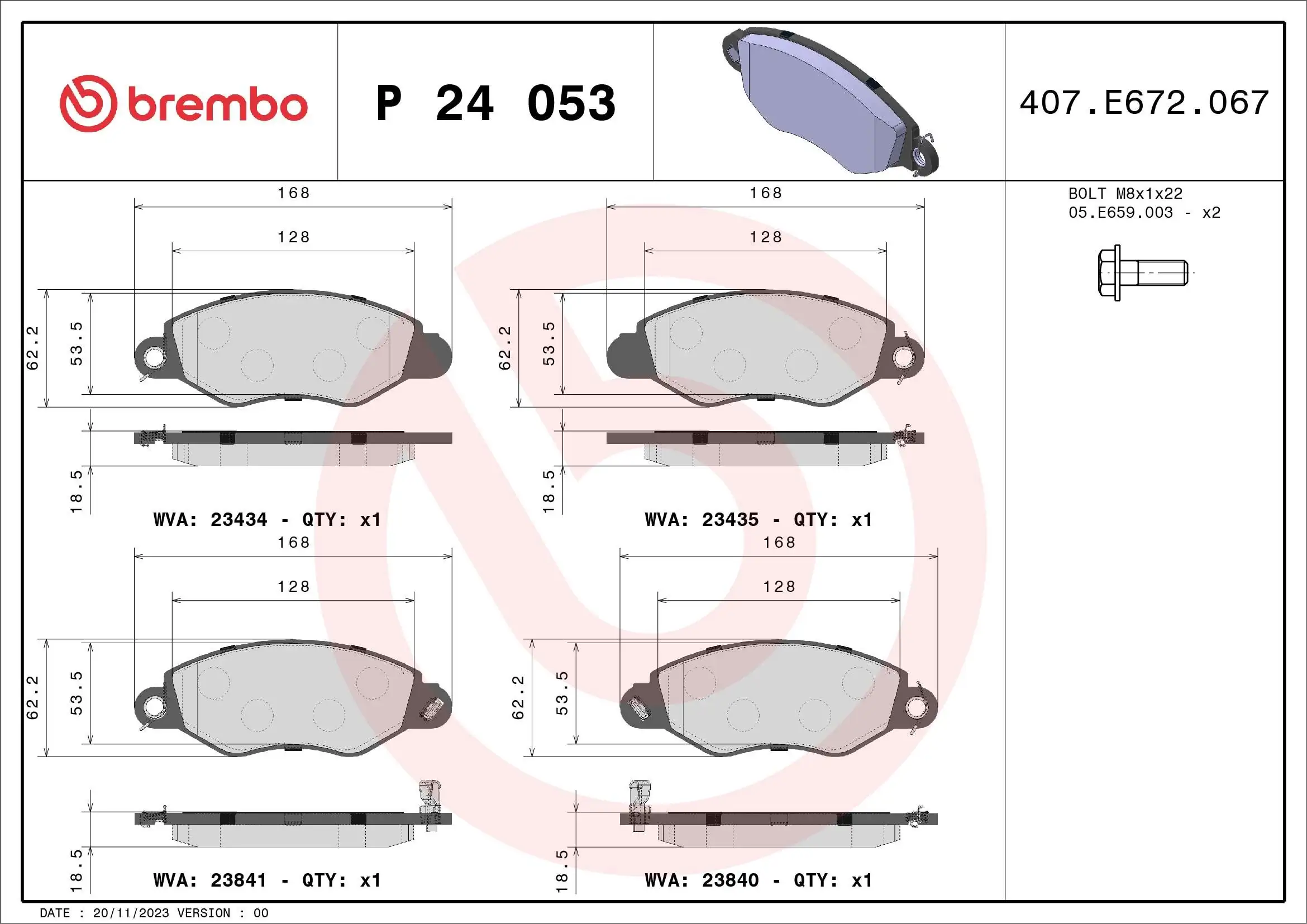 P24053 Brembo