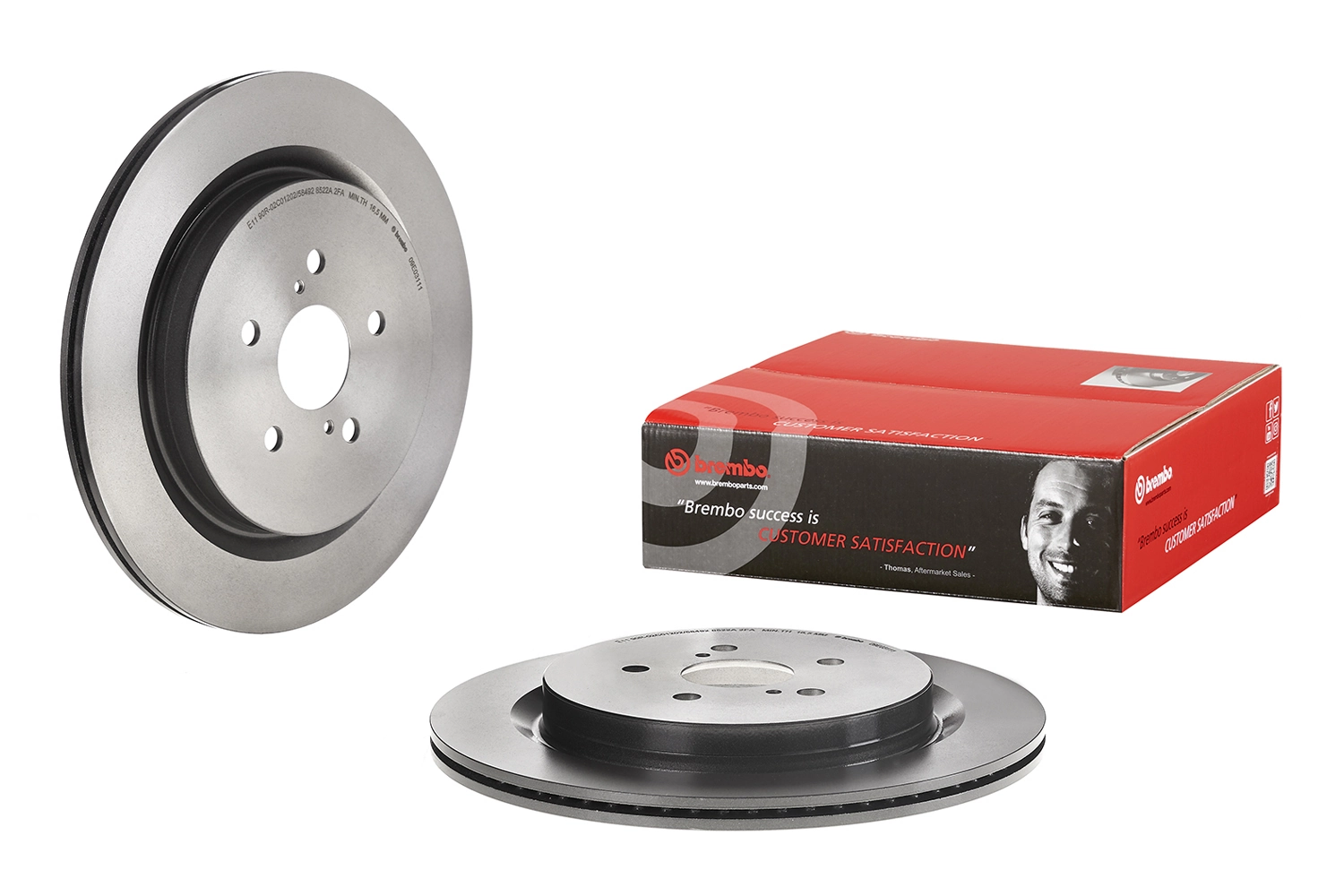 09E03111 Brembo Freno de disco trasero