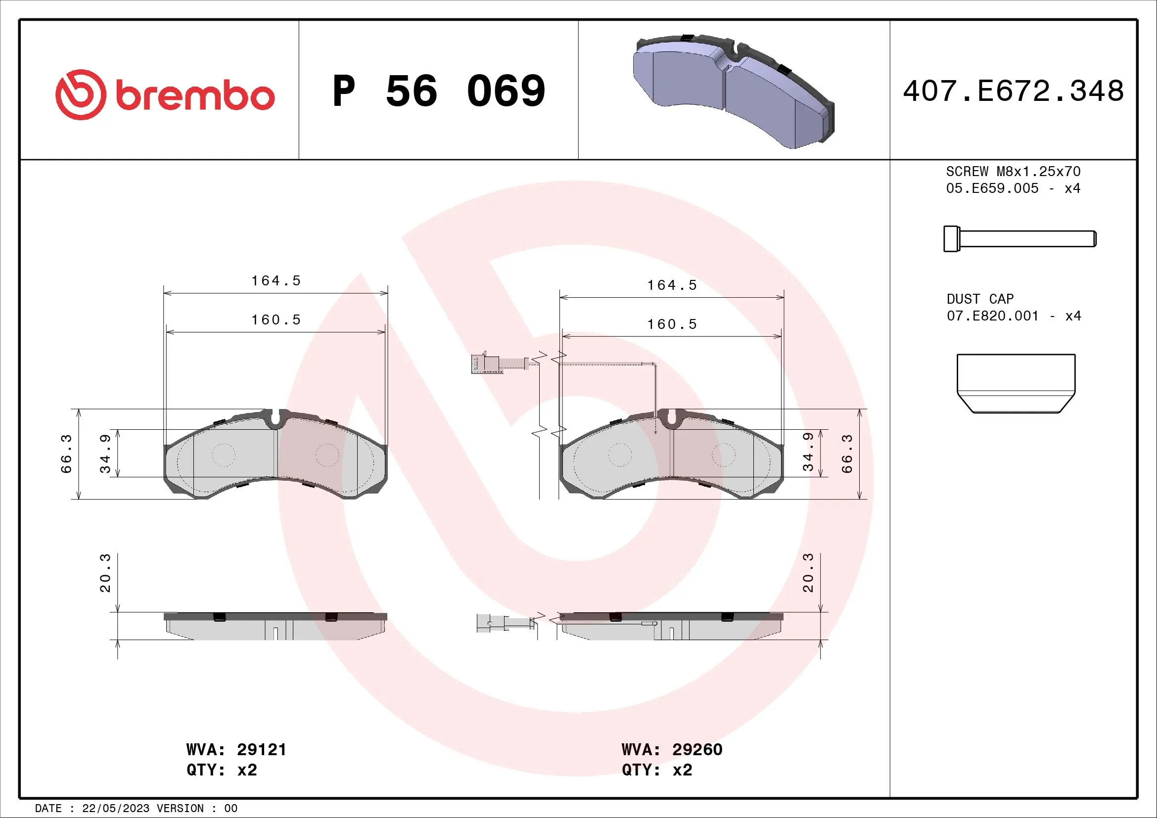 P56069 Brembo