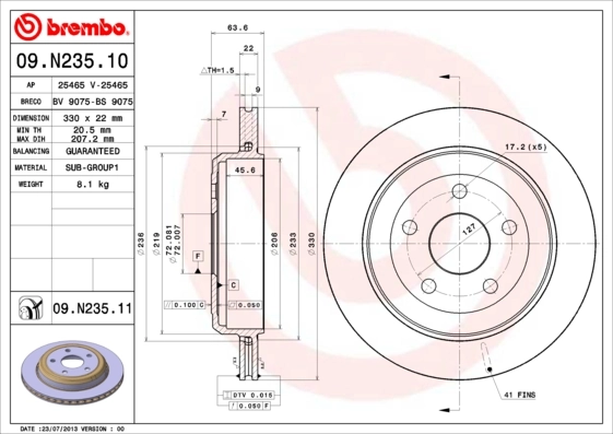 09N23511 Brembo