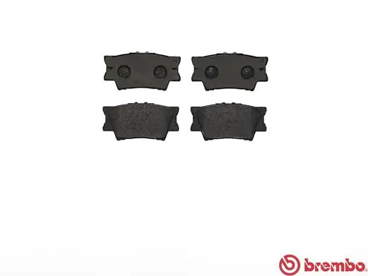 P83089 Brembo Pastillas freno traseras