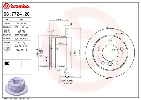 08772420 Brembo