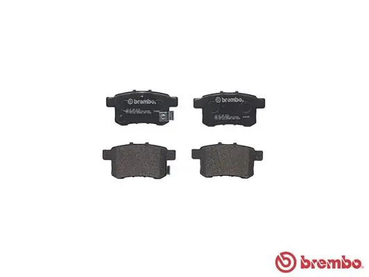 P28072 Brembo Pastillas freno traseras
