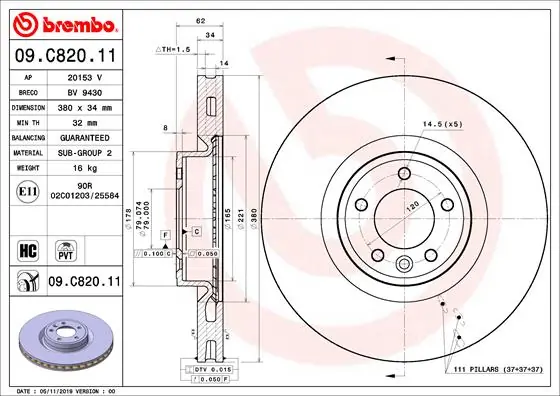 09C82011 Brembo