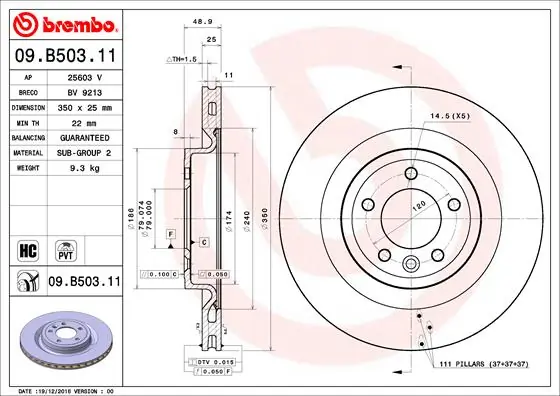 09B50311 Brembo