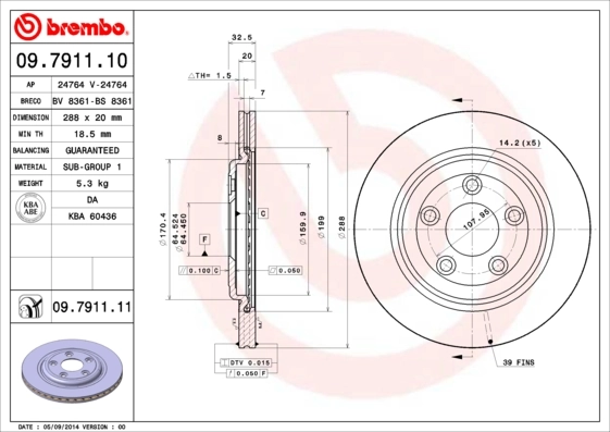 09791110 Brembo