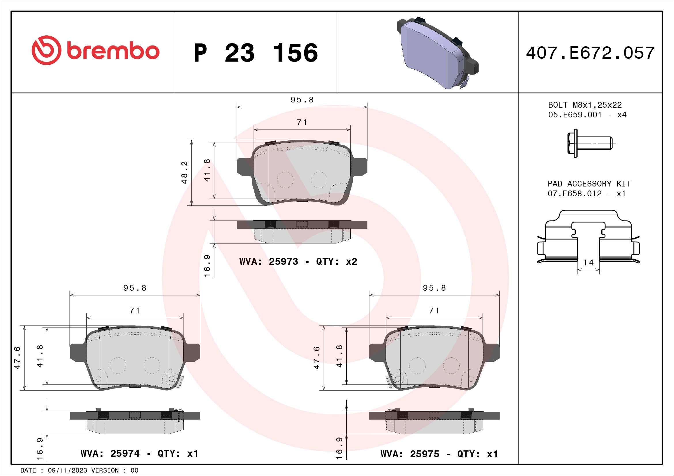 P23156 Brembo