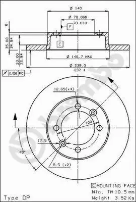 08448010 Brembo