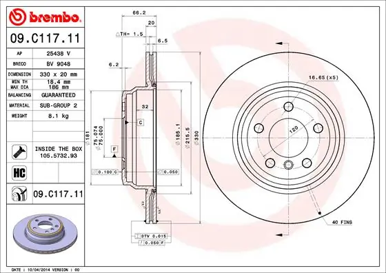 09C11711 Brembo