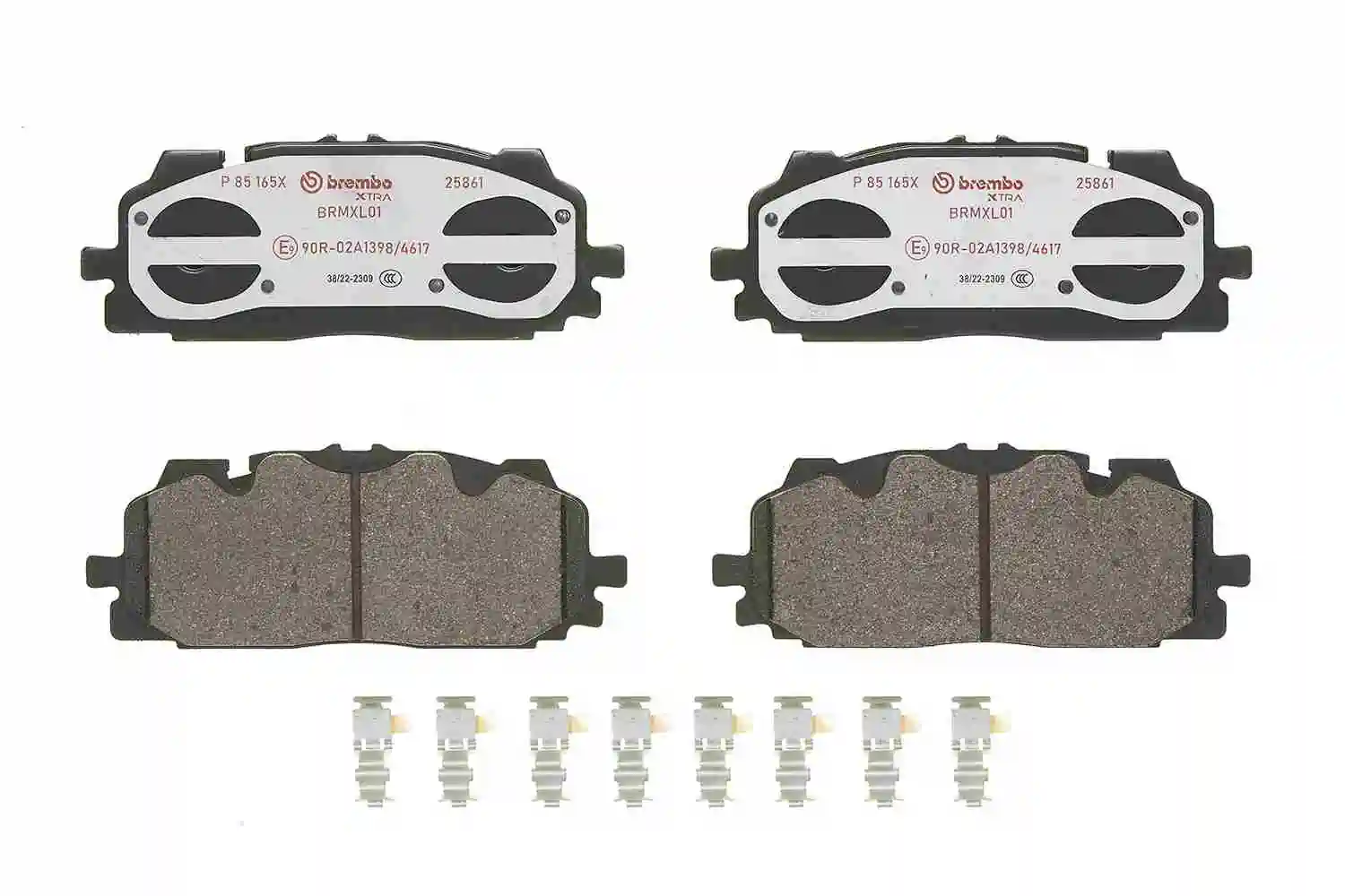 P85165X Brembo Pastillas delanteras