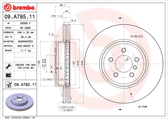 09A78511 Brembo
