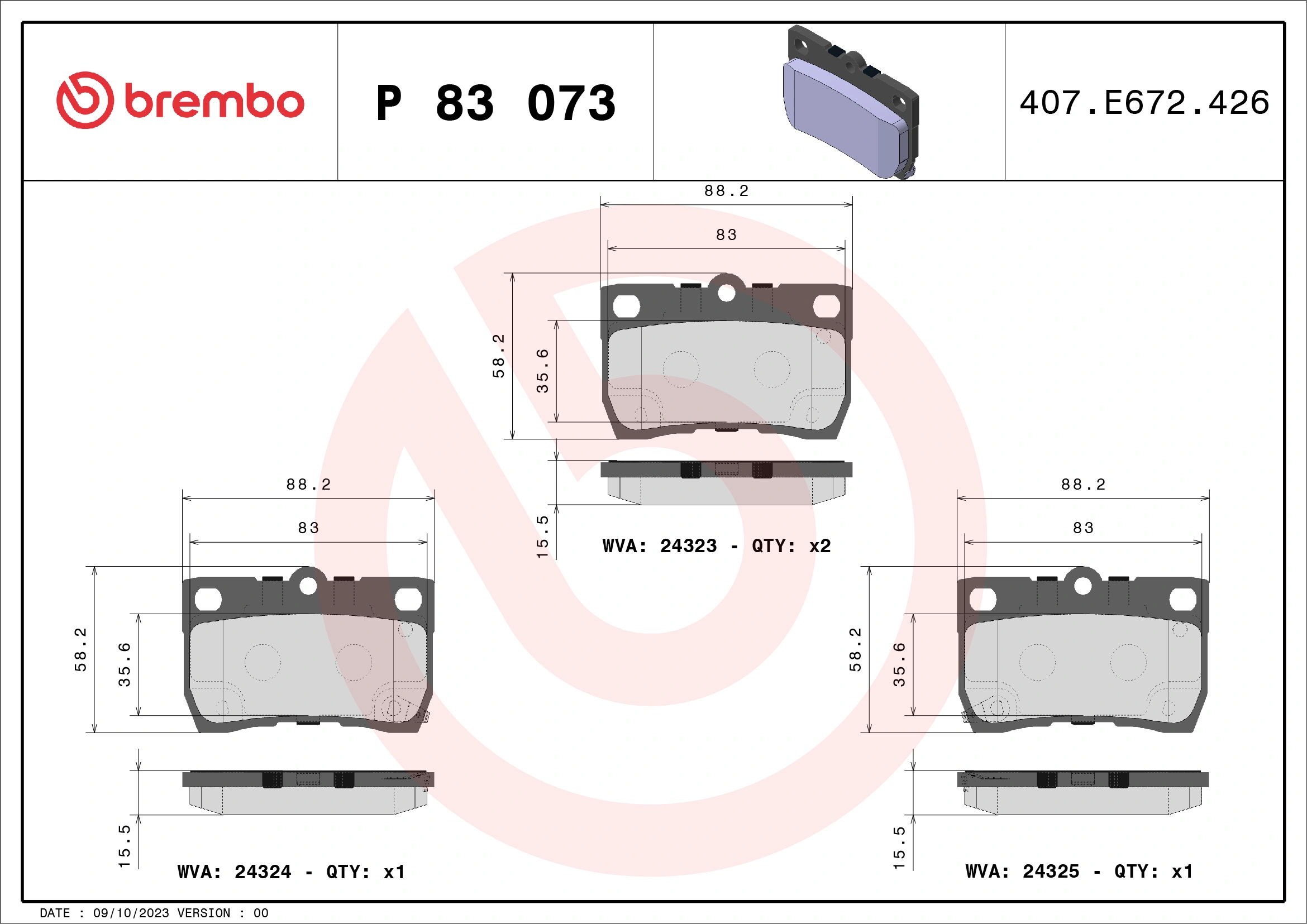 P83073 Brembo