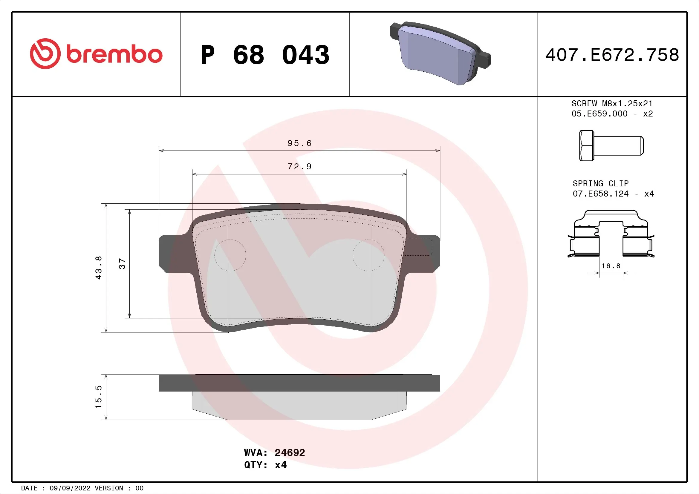P68043 Brembo