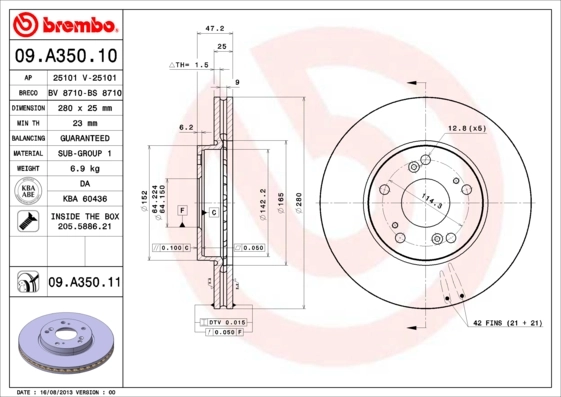 09A35010 Brembo