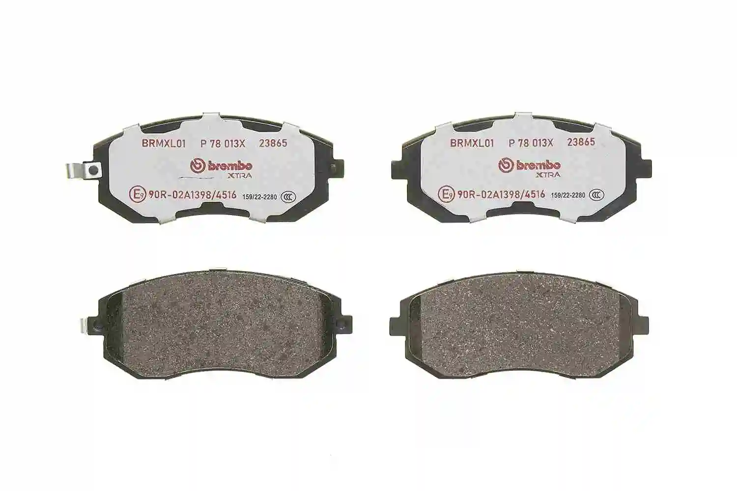 P78013X Brembo Pastillas delanteras