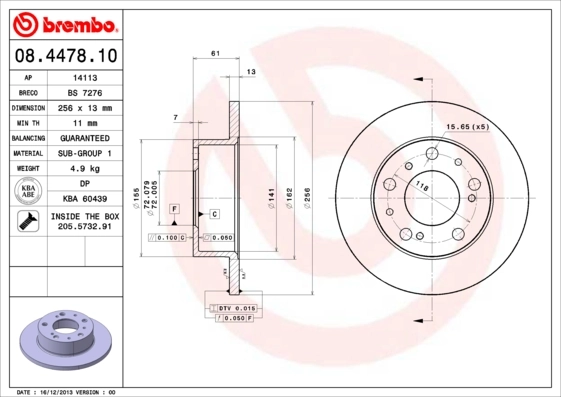 08447810 Brembo