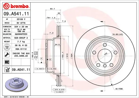 09A54111 Brembo