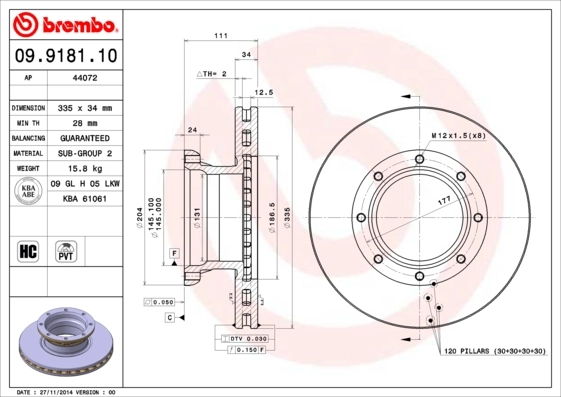 09918110 Brembo