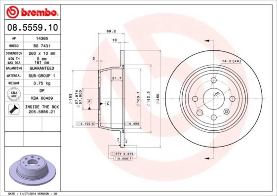 08555910 Brembo