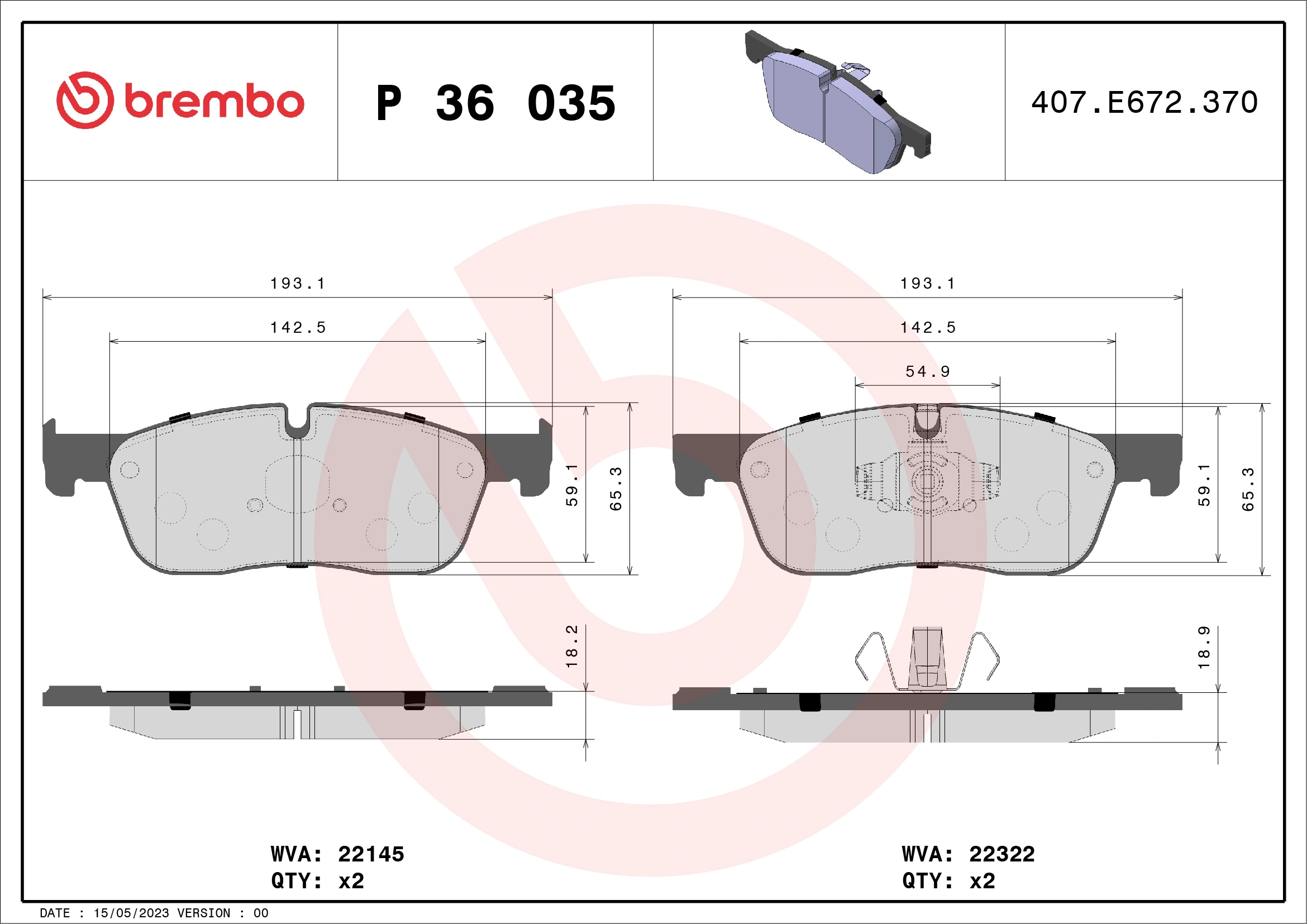 P36035 Brembo