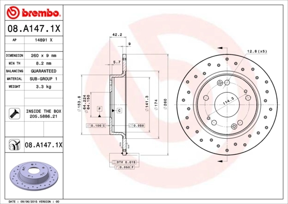 08A1471X Brembo