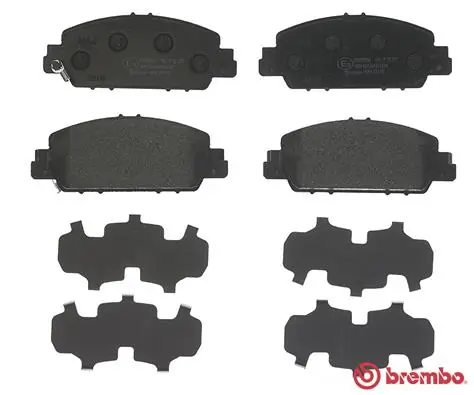 P28077 Brembo Pastillas delanteras