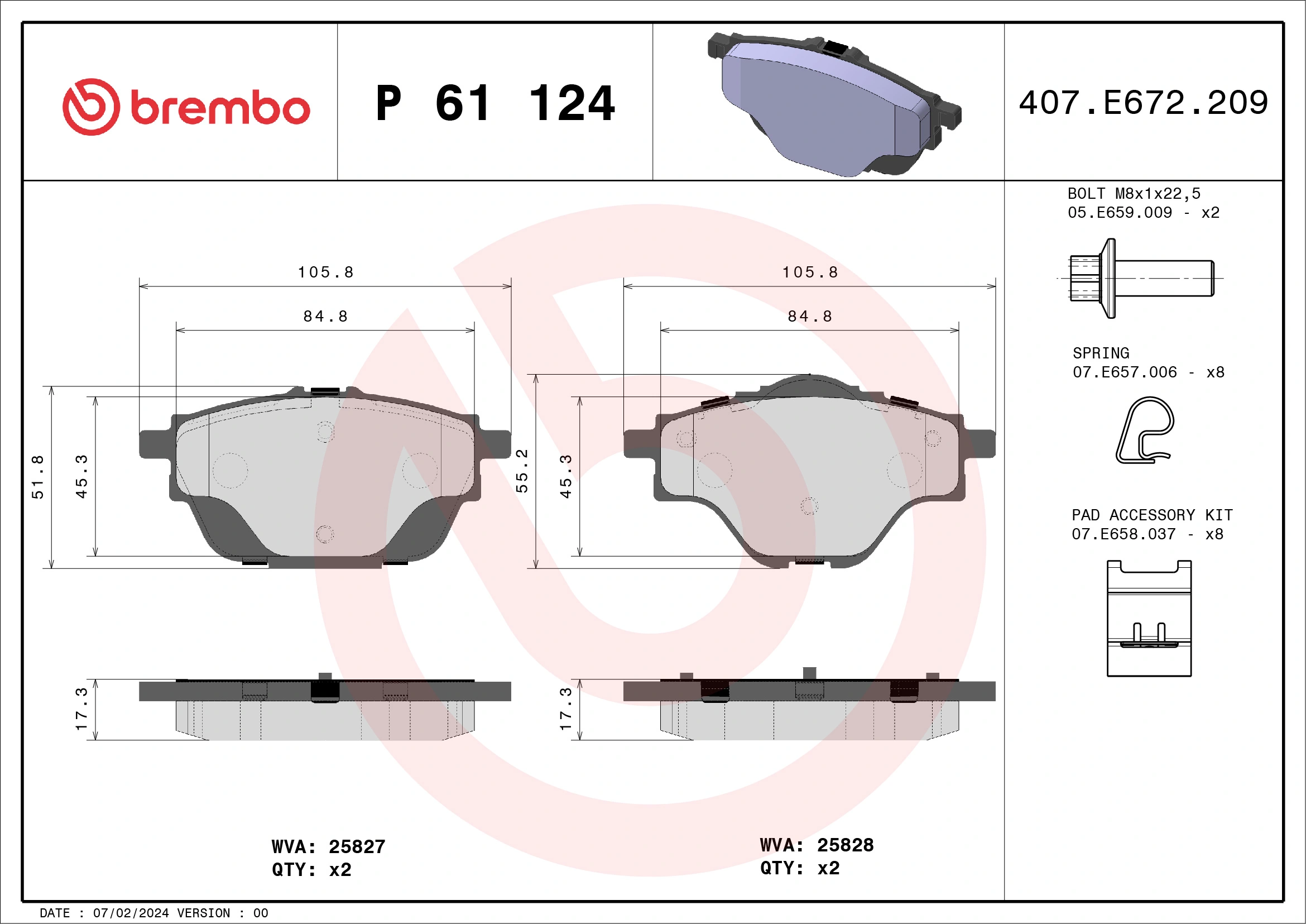P61124 Brembo