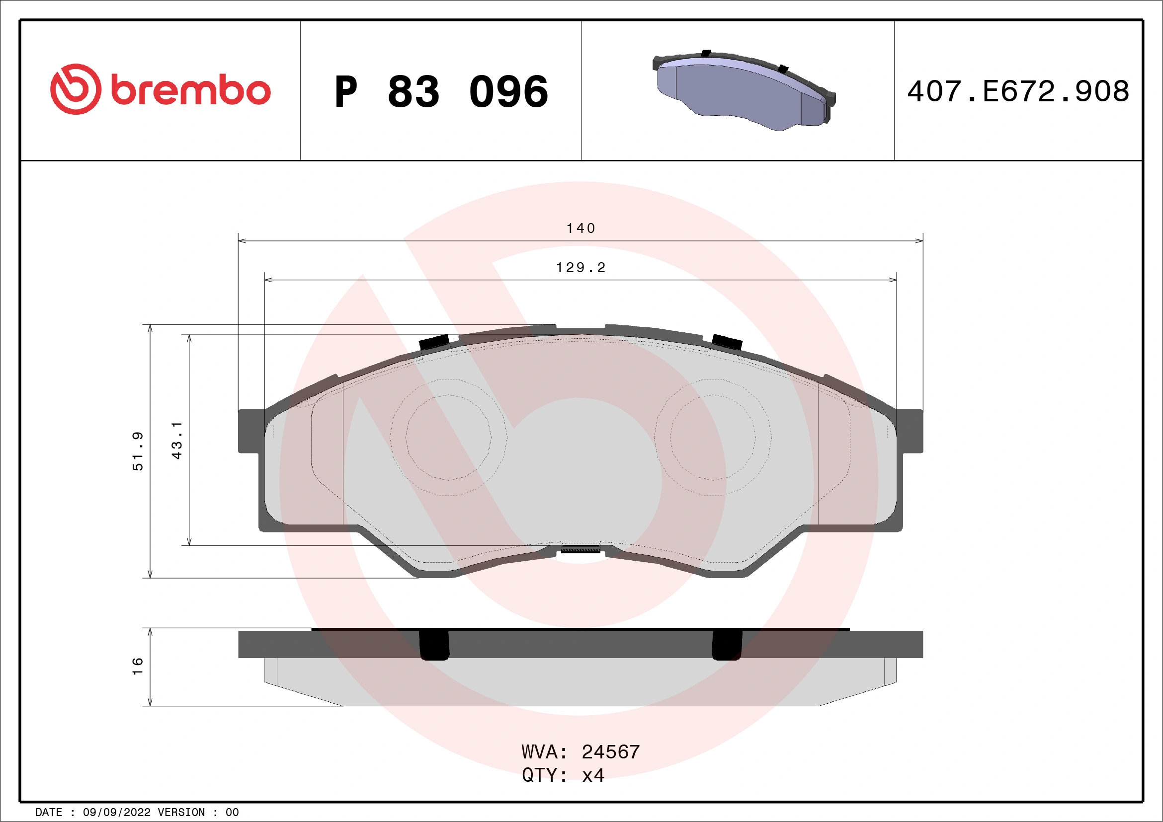 P83096 Brembo