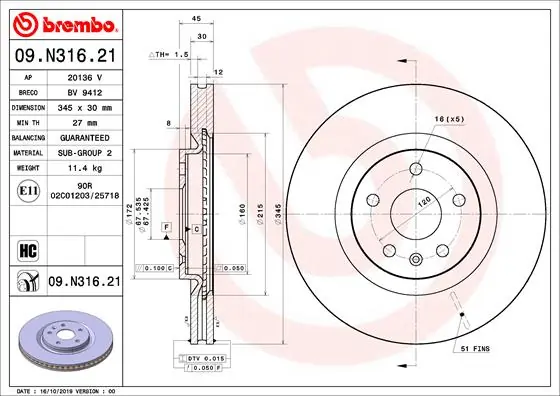 09N31621 Brembo
