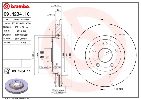 09N23411 Brembo