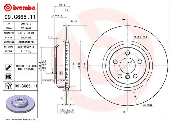09C66511 Brembo