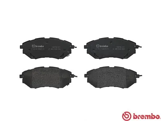 P78017 Brembo Pastillas delanteras
