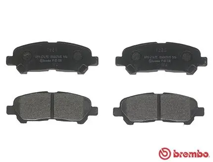 P83138 Brembo Pastillas freno traseras