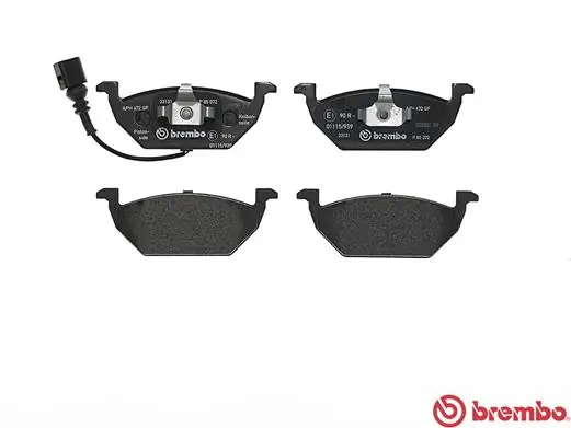 P85072 Brembo Pastillas delanteras