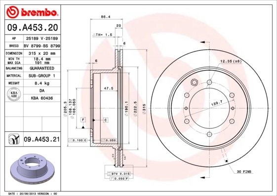 09A45320 Brembo