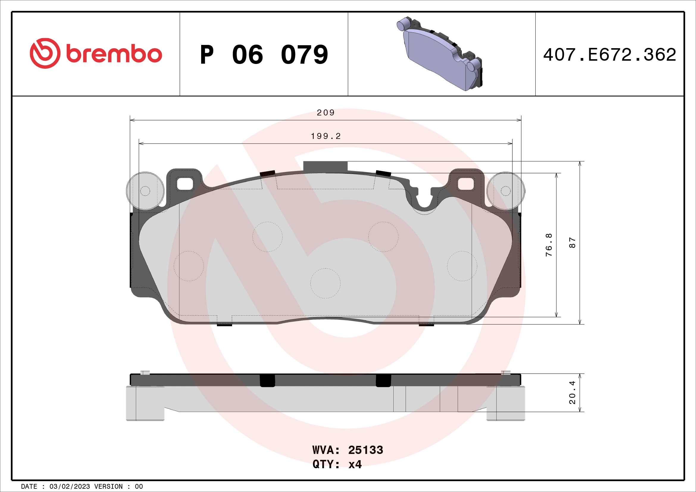 P06079 Brembo