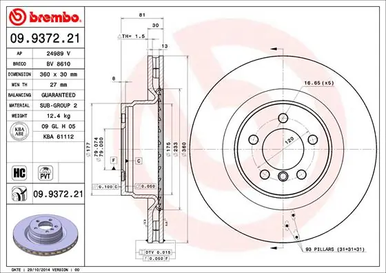 09937221 Brembo