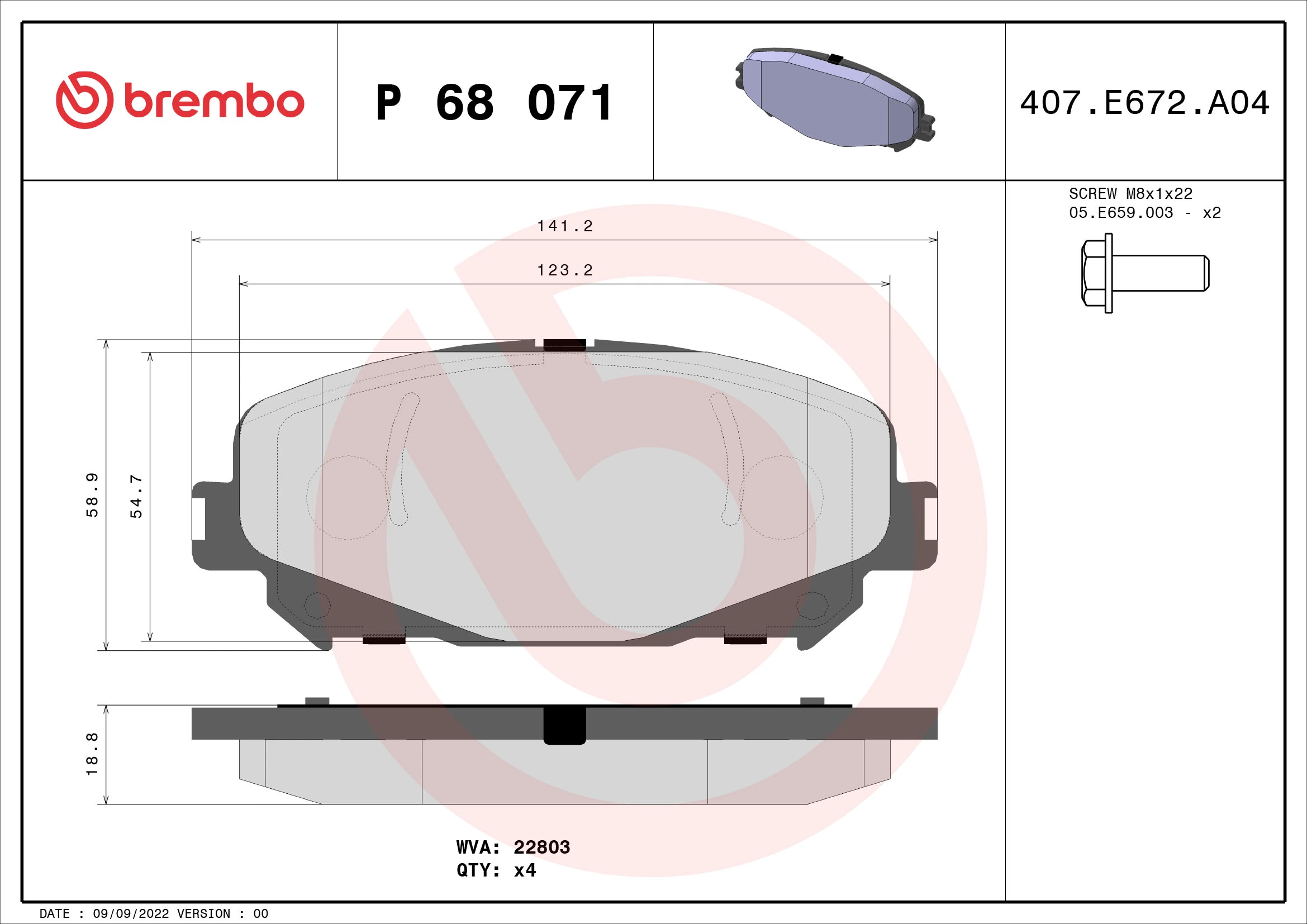 P68071 Brembo