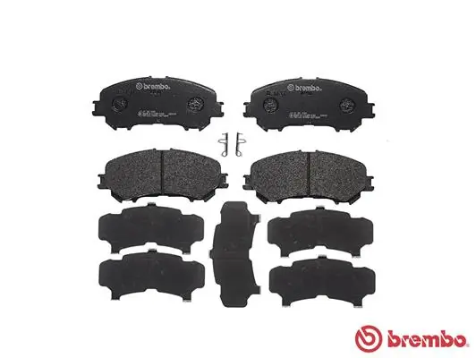 P56099 Brembo Pastillas delanteras