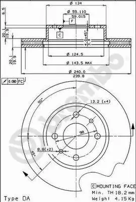 09302320 Brembo