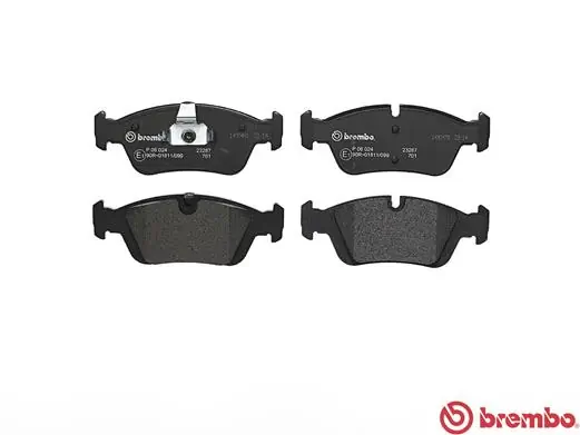 P06024 Brembo Pastillas delanteras