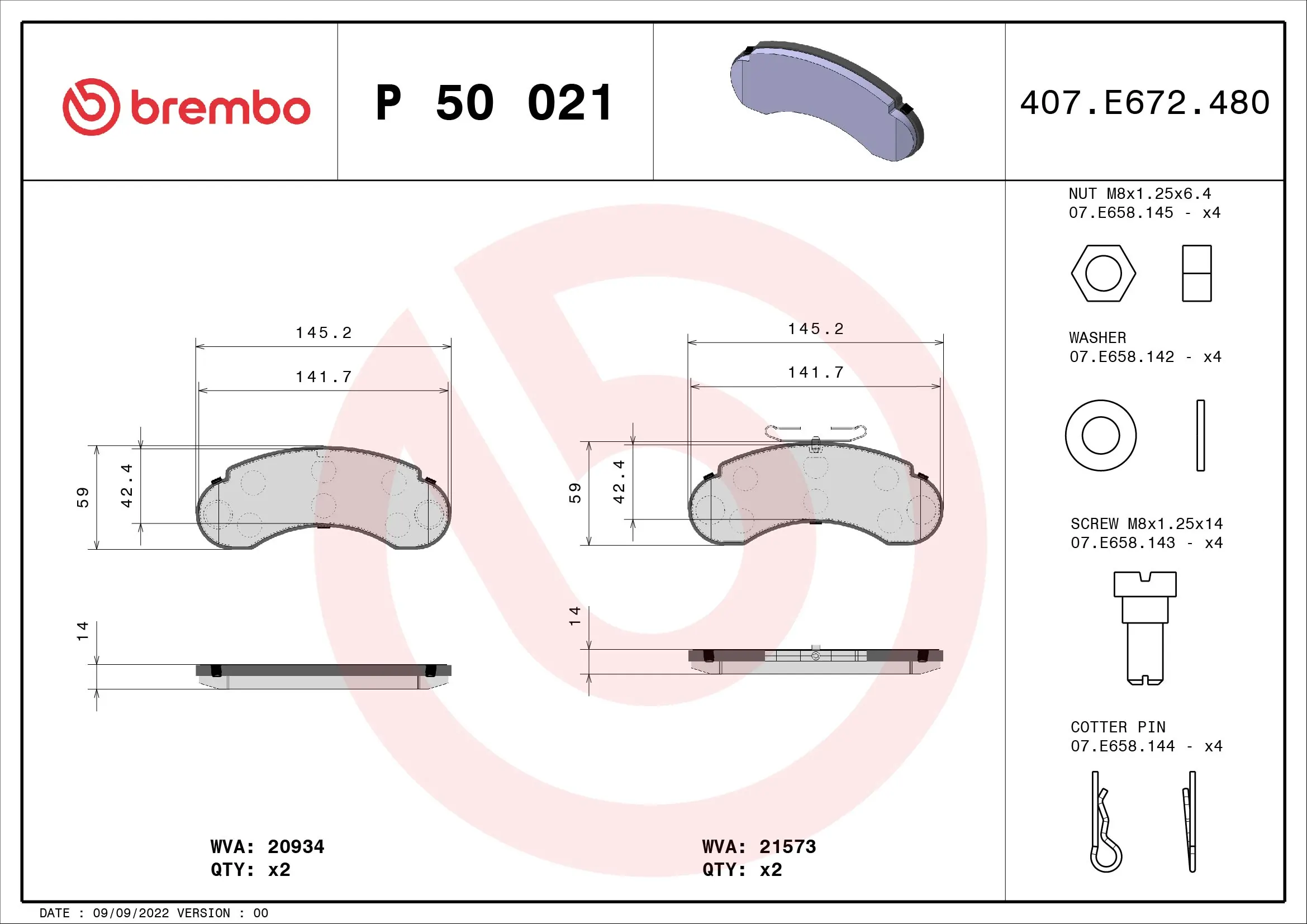 P50021 Brembo