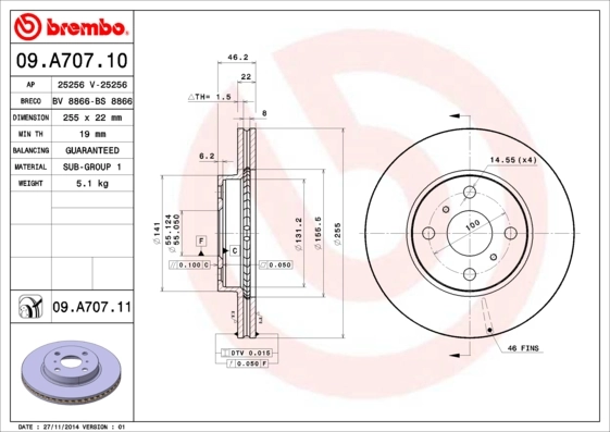 09A70710 Brembo