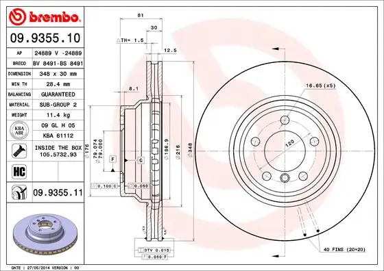 09935510 Brembo