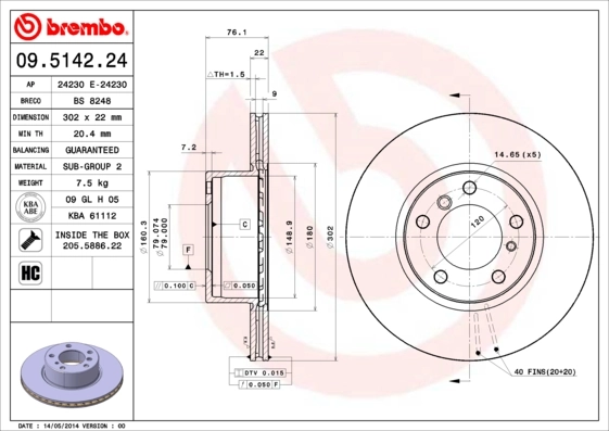 09514224 Brembo