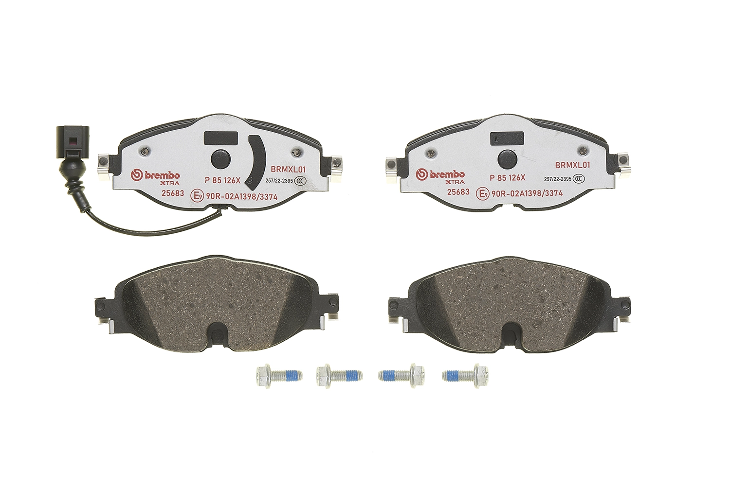 P85126X Brembo Pastillas delanteras