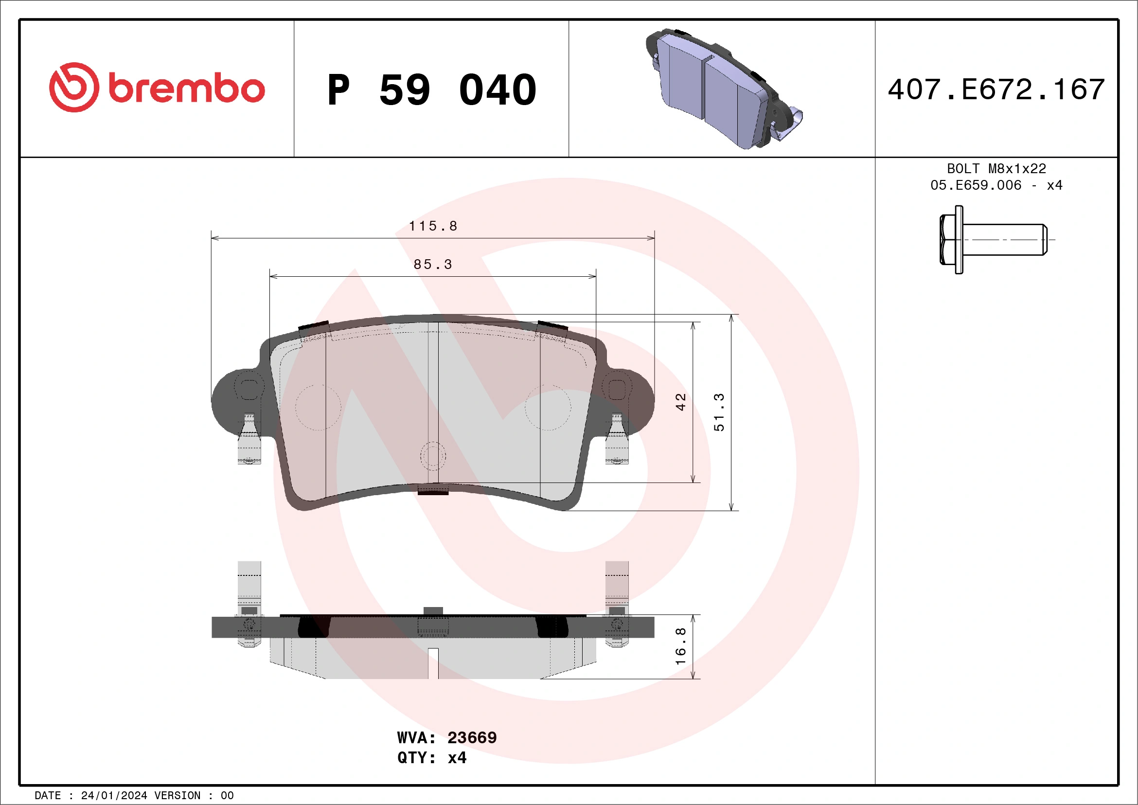 P59040 Brembo