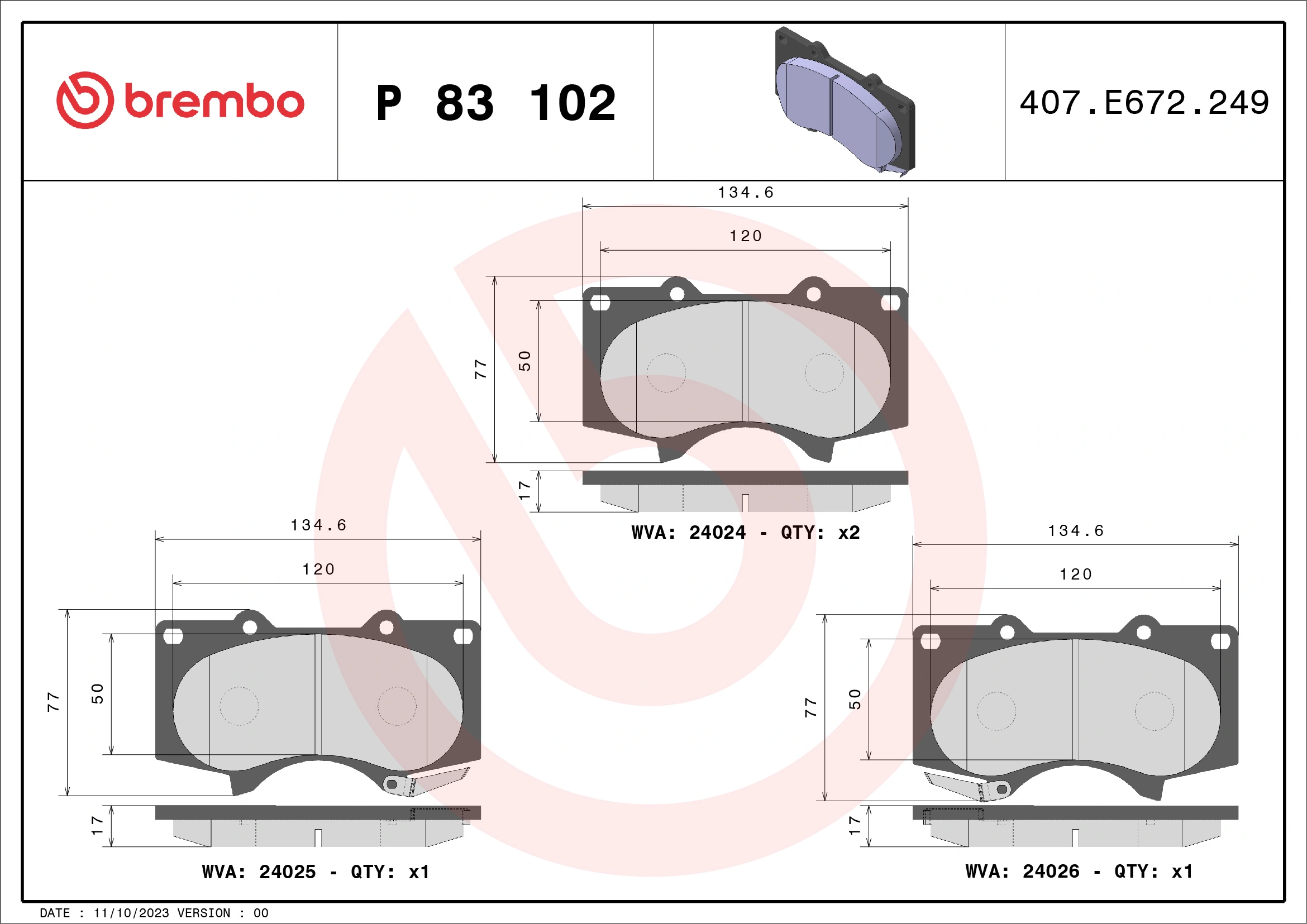 P83102 Brembo