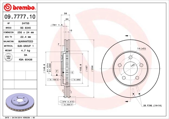 09777710 Brembo
